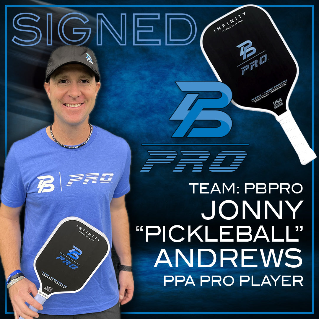 PBPRO Inks First Professional Player Deal in Partnership with Pickleball Pioneer Jonny Andrews