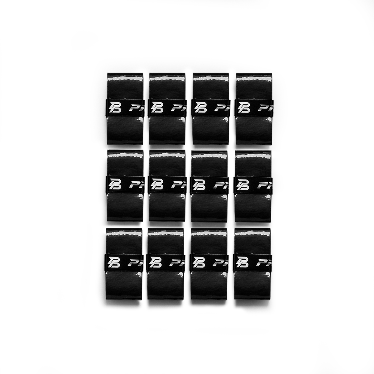 PBPRO Accessories 12-Pack Pickleball Overgrips | PBPRO | Black 12pack