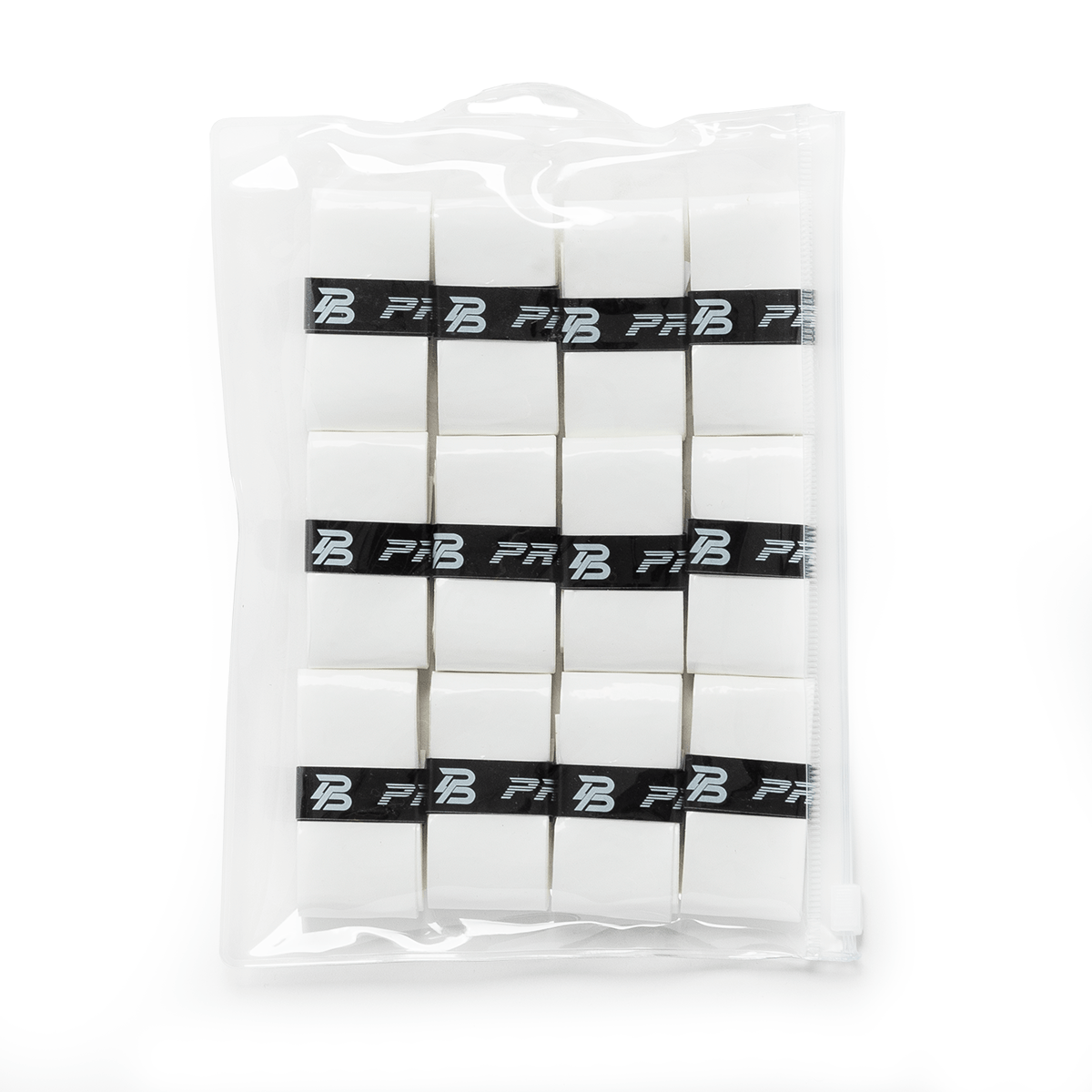 PBPRO Accessories 12-Pack Pickleball Overgrips | PBPRO | White 12pack