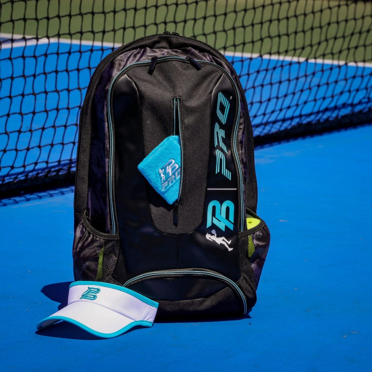PBPRO Bags Turquoise Pickleball Backpack | PBPRO Tour | Seafoam Blue