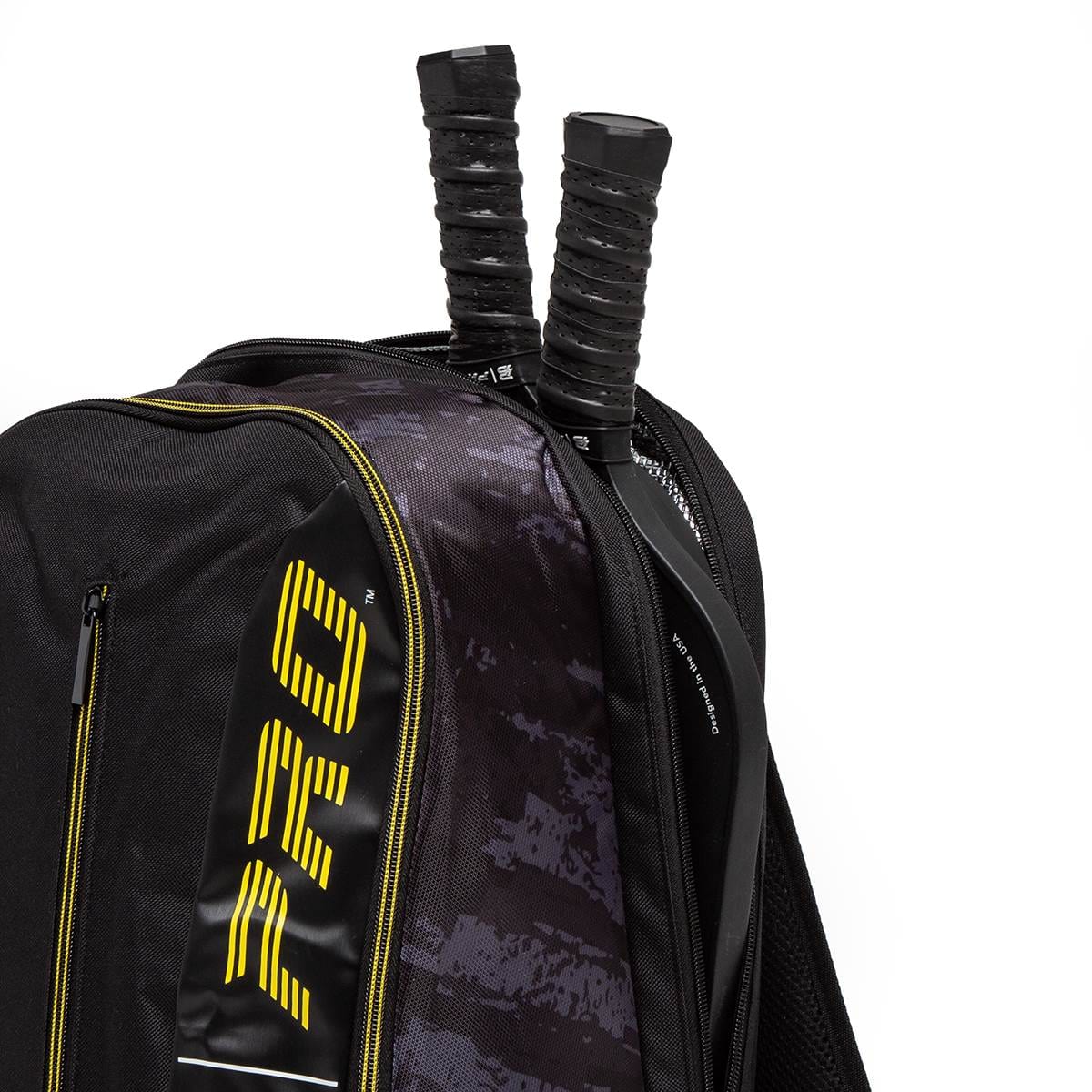 PBPRO Bags Yellow PBPRO Tour Professional Pickleball Backpack Yellow