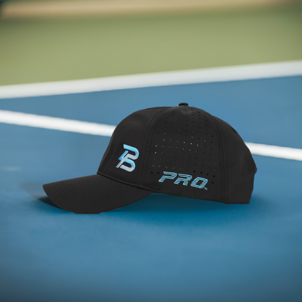 PBPRO Hats Blue PBPRO Men&#39;s Performance Pickleball Hat Blue Logo