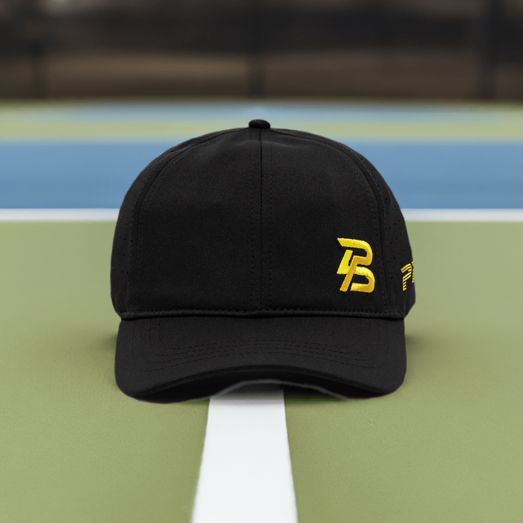 PBPRO Hats Yellow PBPRO Men&#39;s Performance Pickleball Hat - Black