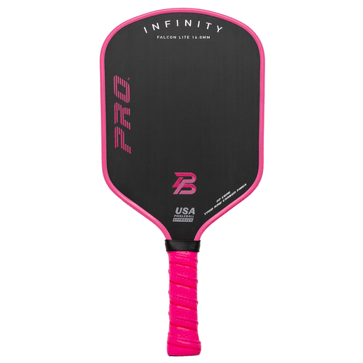 PBPRO Falcon Lite pickleball paddle angled view showing lightweight carbon fiber design