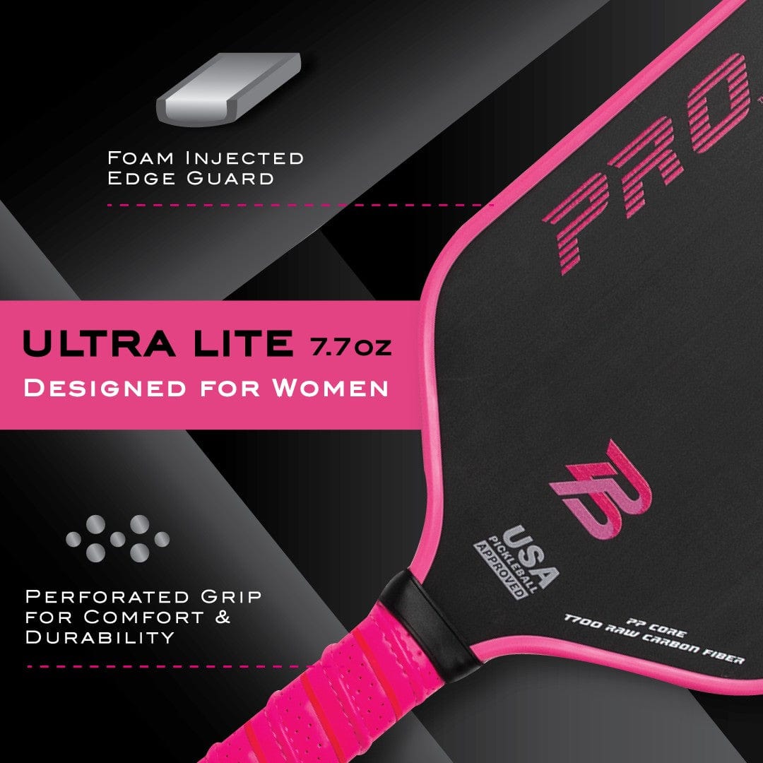 PBPRO Pickleball Paddles Pickleball Paddle | PBPRO Infinity Falcon Lite | Raw Carbon Fiber