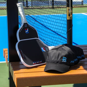 PBPRO Pickleball Paddles Red/White/Blue Pickleball Paddle | PBPRO Patriot | T700 Raw Carbon