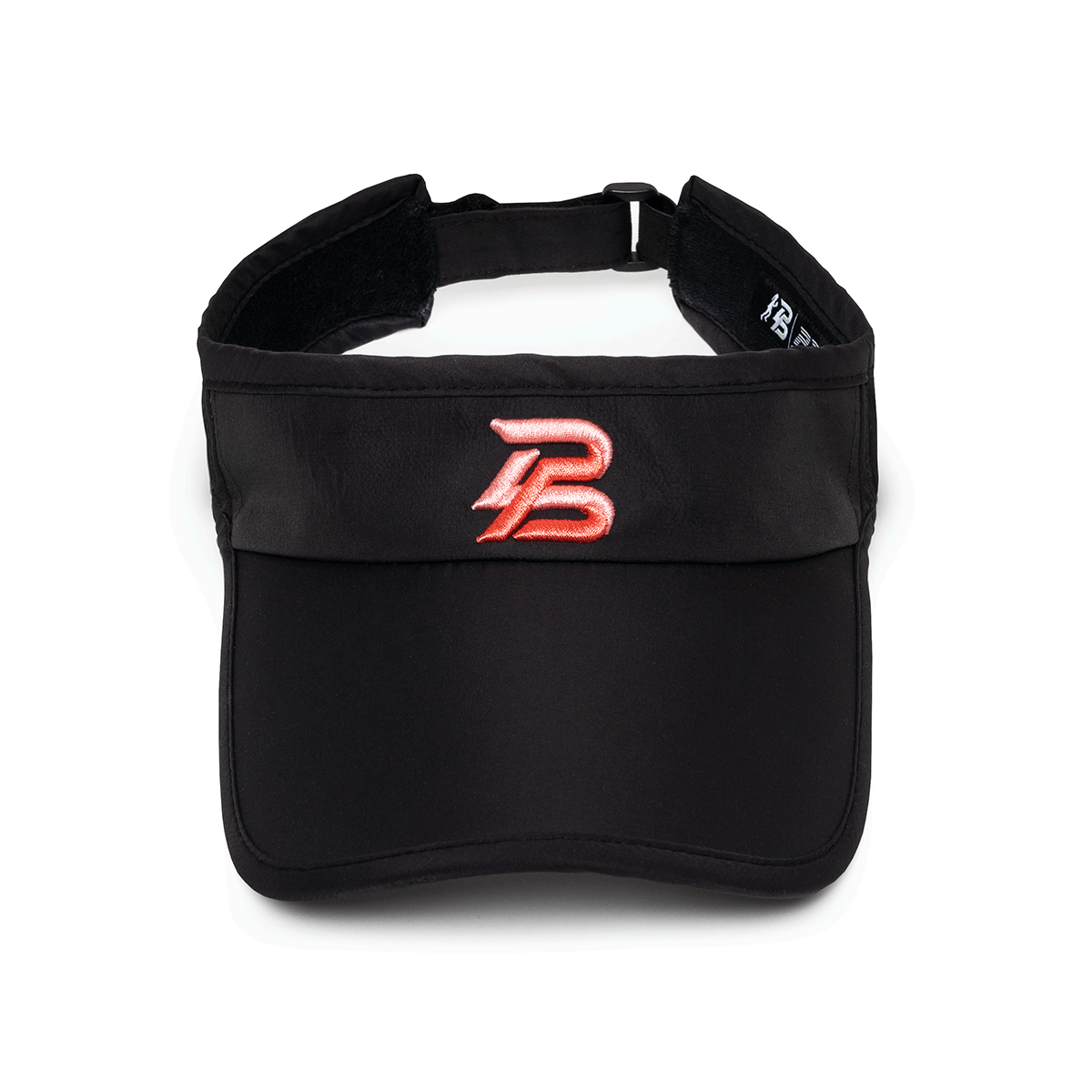 PBPRO Visors Black PBPRO Women's Performance Visor - All Black with Coral Logo