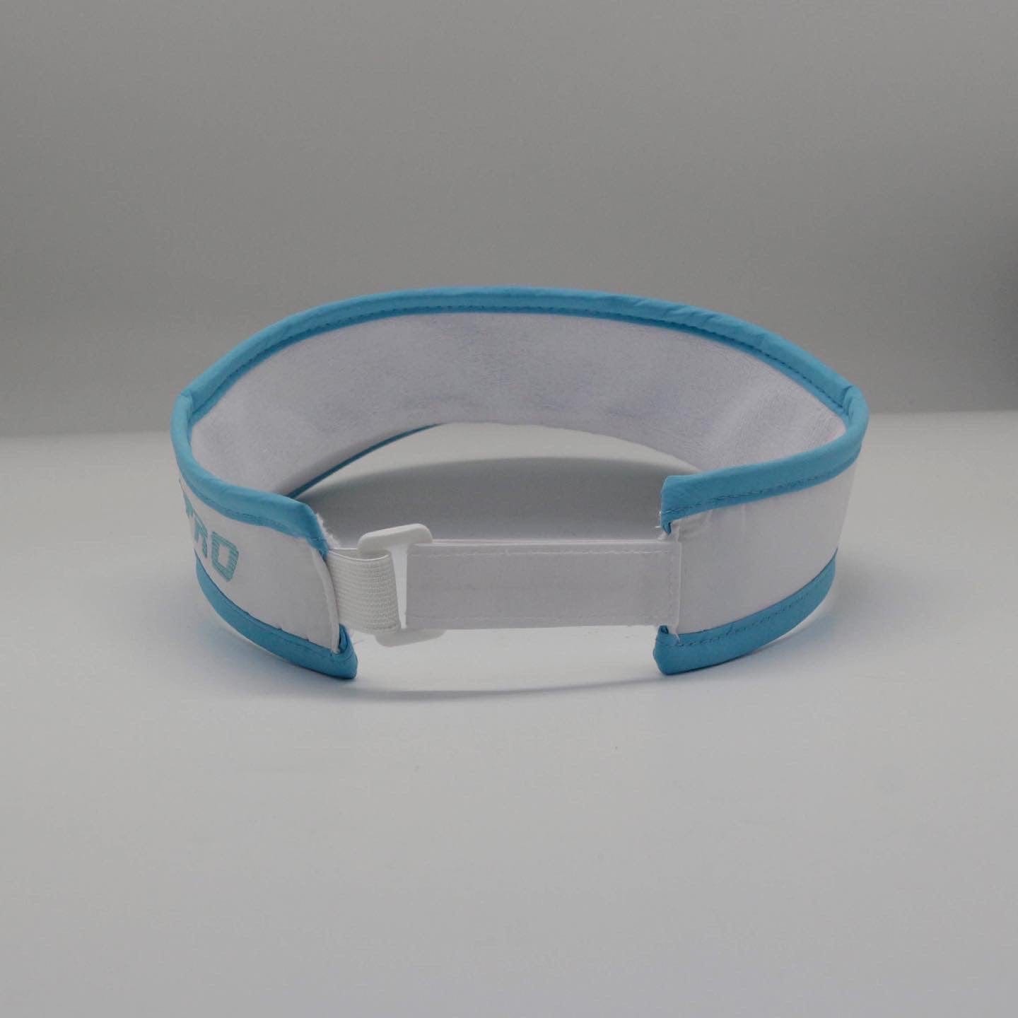 PBPRO Visors Turquoise PBPRO Pickleball Women's White Performance Visor with Light Blue Accent