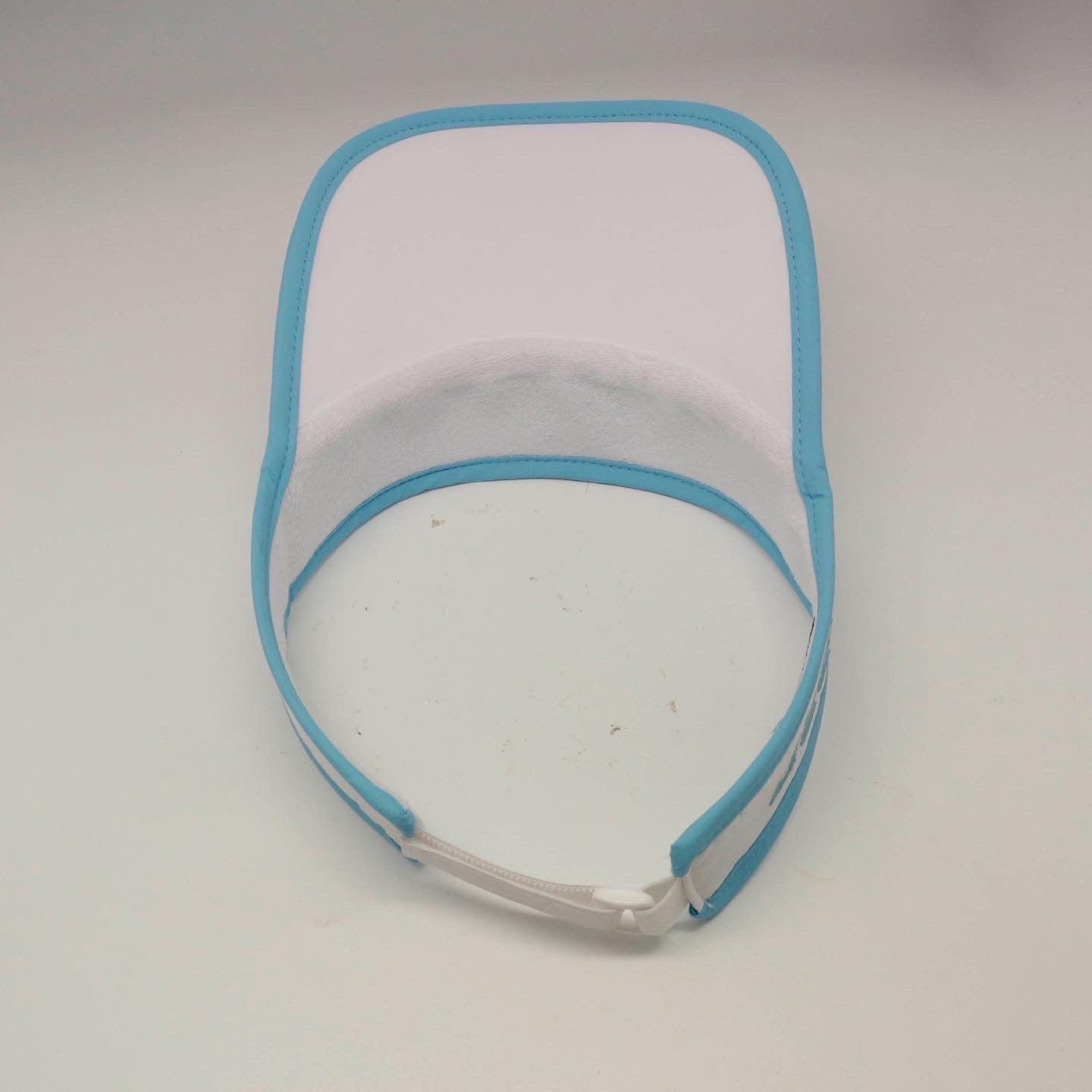 PBPRO Visors Turquoise PBPRO Pickleball Women's White Performance Visor with Light Blue Accent