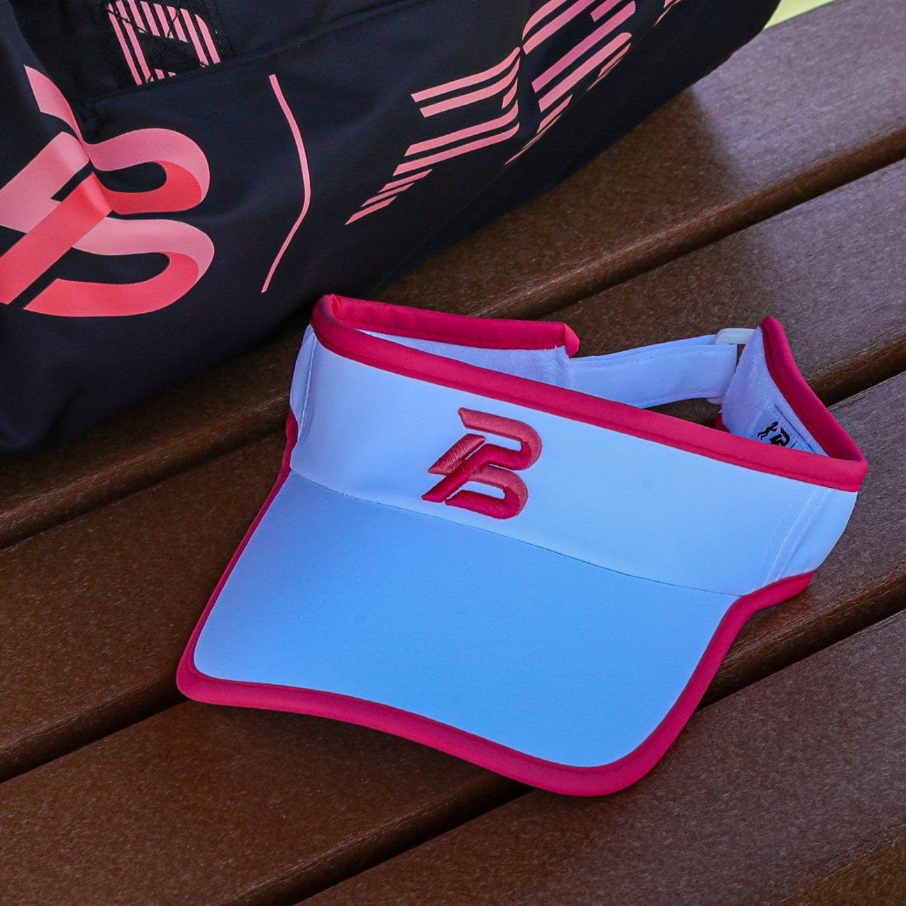 PBPRO Visors Pickleball Visor | PBPRO Performance | White Coral Accent