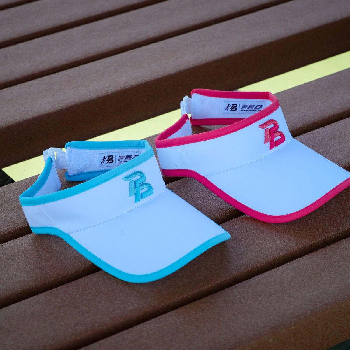 PBPRO Visors Pickleball Visor | PBPRO Performance | White Coral Accent
