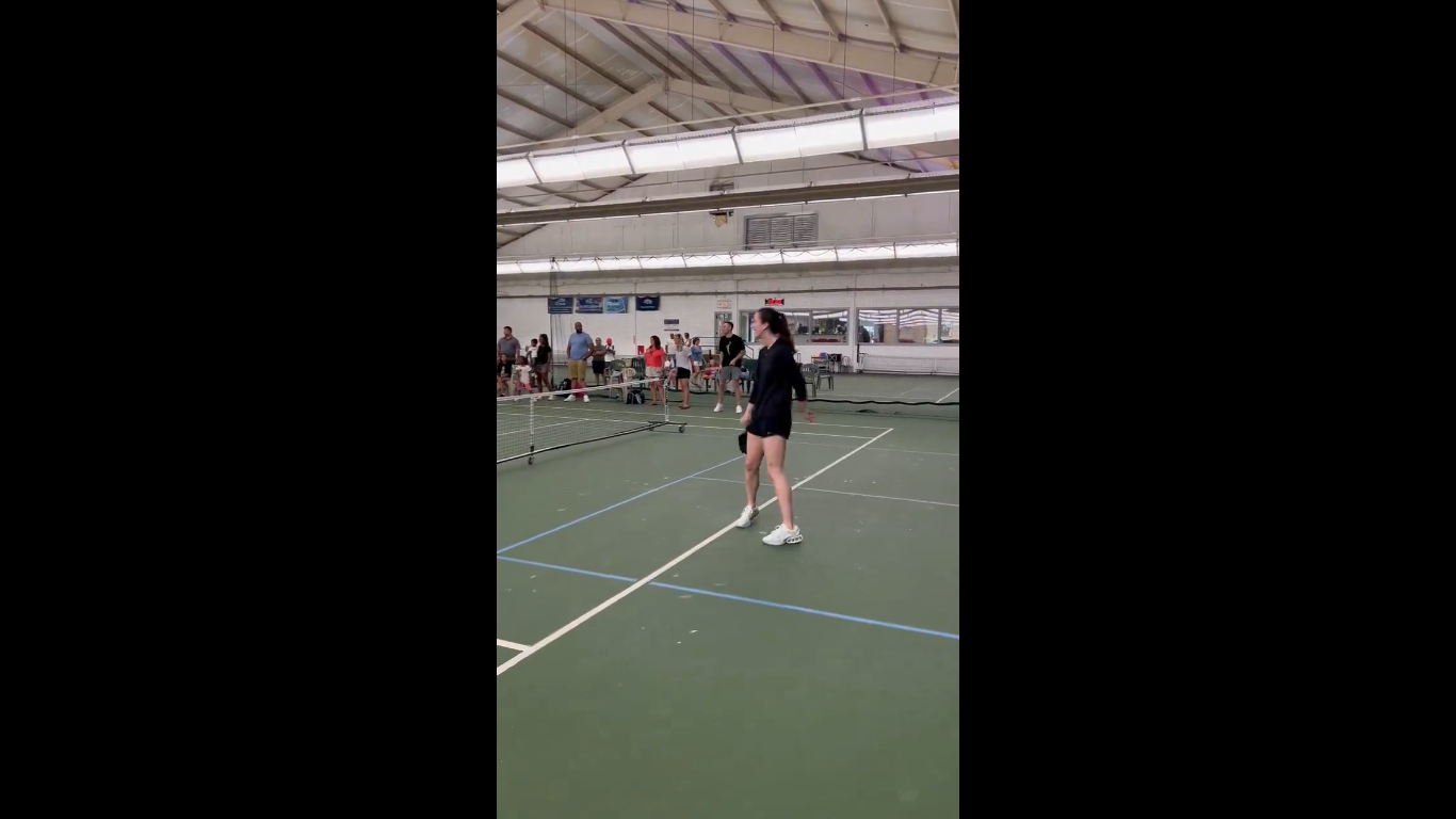 WNBA Star Serves Up Pickleball Fun: Erica Wheeler, Caitlyn Clark & More
