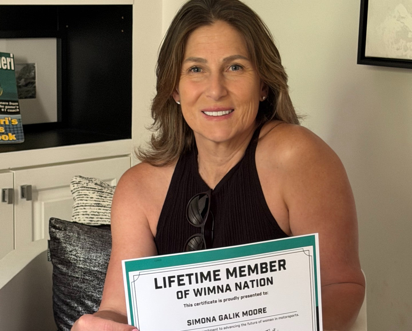 Simona Moore Becomes WIMNA Lifetime Supporter