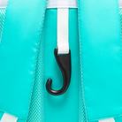 Mint PBPRO Signature pickleball backpack, close-up of hanging hook