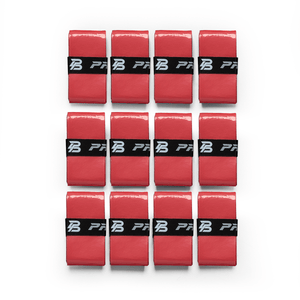 PBPRO Accessories 12-Pack Pickleball Overgrips | PBPRO | Red 12pack