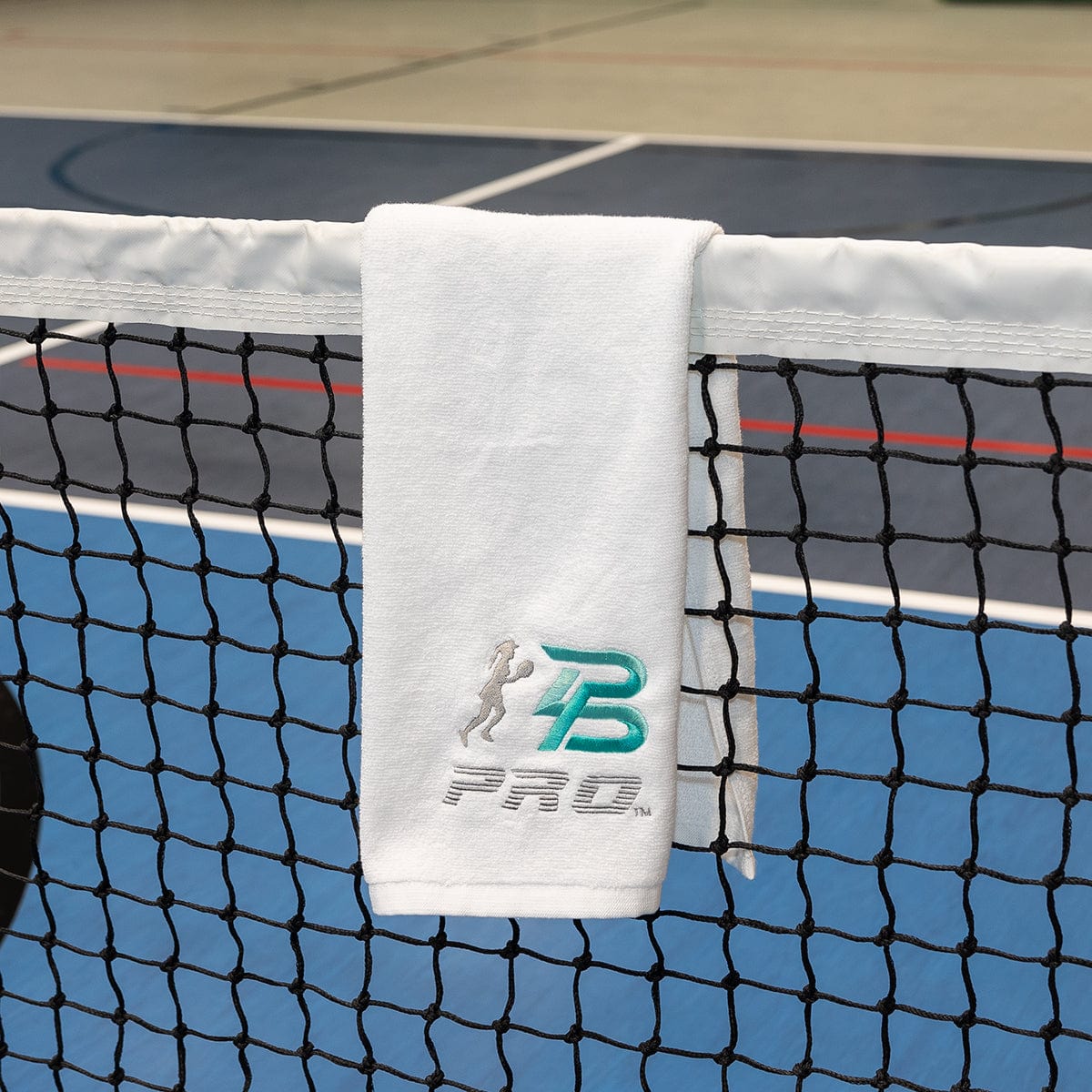 PBPRO Accessories PBPRO Women&#39;s Pickleball Towel White with Teal Logo