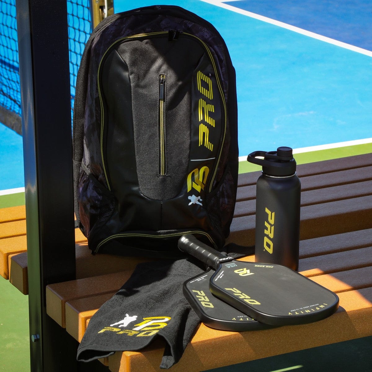 PBPRO Bags Yellow Pickleball Backpack | PBPRO Tour |  Yellow