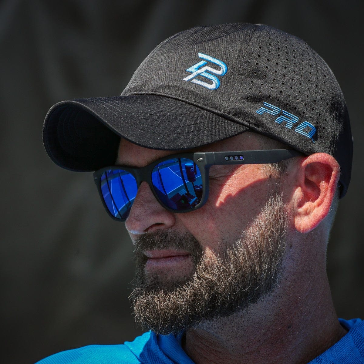 PBPRO Hats Blue PBPRO Men's Performance Pickleball Hat Blue Logo