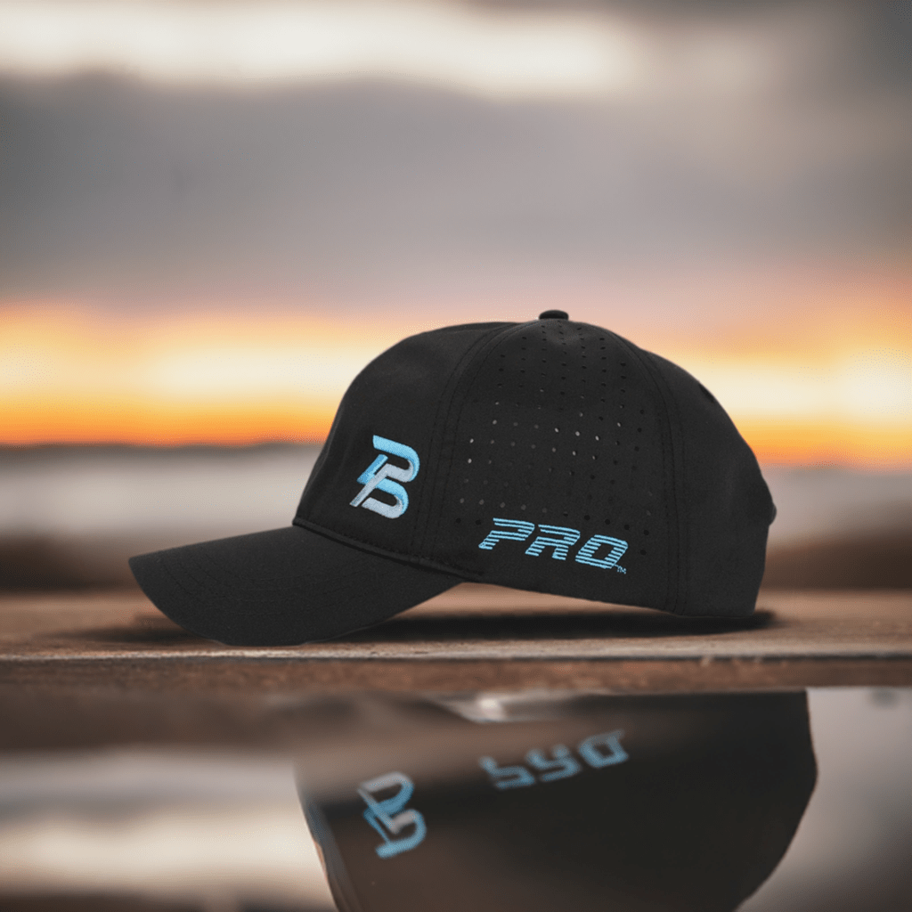PBPRO Hats Blue PBPRO Men&#39;s Performance Pickleball Hat Blue Logo