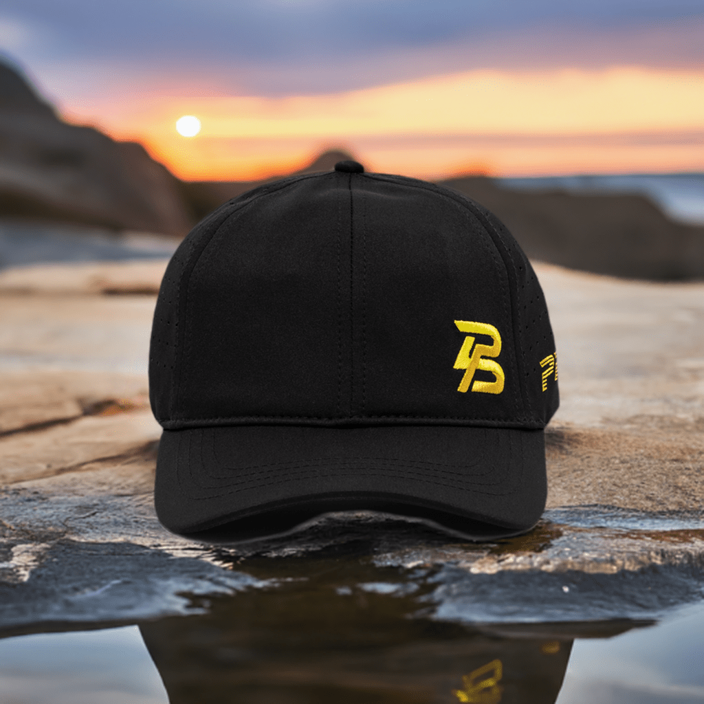 PBPRO Hats Yellow PBPRO Men&#39;s Performance Pickleball Hat - Black