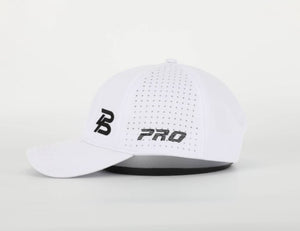 PBPRO Hats PBPRO Tour Performance Pickleball Hat - White