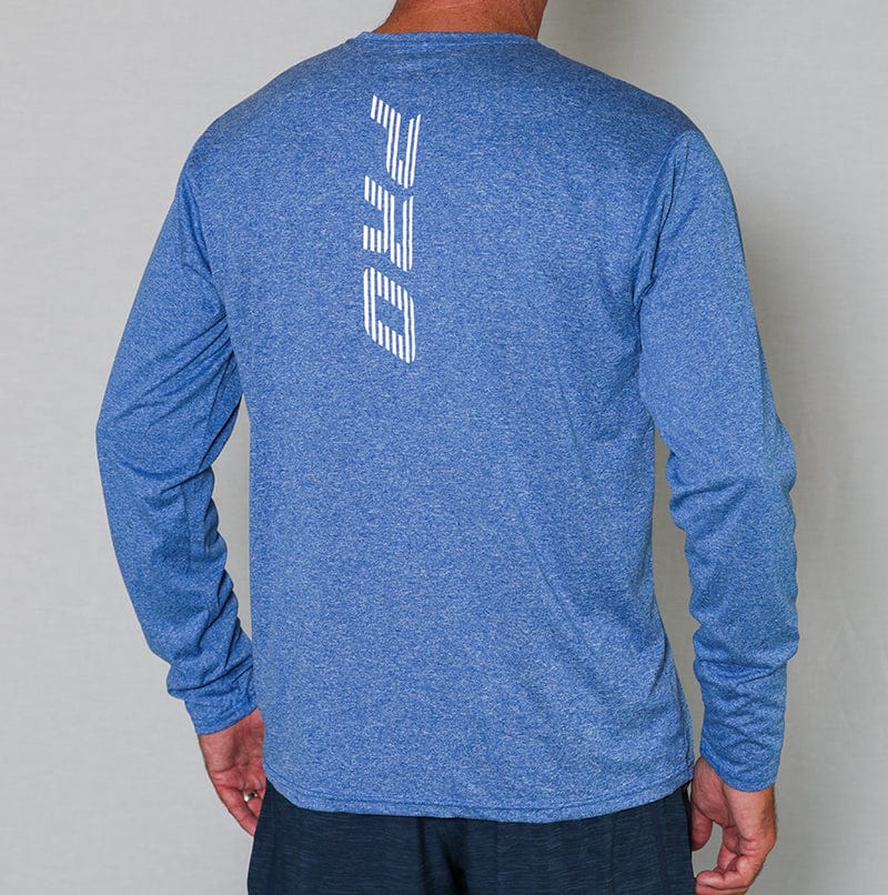 PBPRO Men&#39;s Apparel PBPRO™ Men&#39;s High-Tech Cationic Royal Heather Long Sleeve