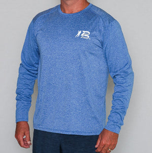 PBPRO Men's Apparel Medium PBPRO™ Men's High-Tech Cationic Royal Heather Long Sleeve