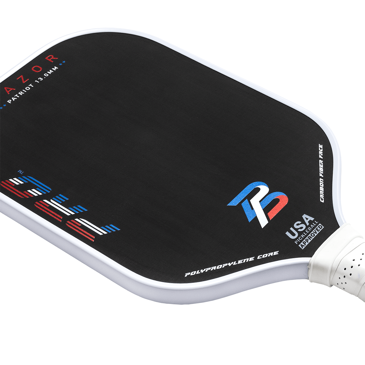 PBPRO Paddles Red/White/Blue PBPRO Patriot Raw Carbon Fiber Pickleball Paddle