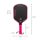PBPRO Pickleball Paddles Pickleball Paddle | PBPRO Infinity Falcon Lite |  Raw Carbon Fiber