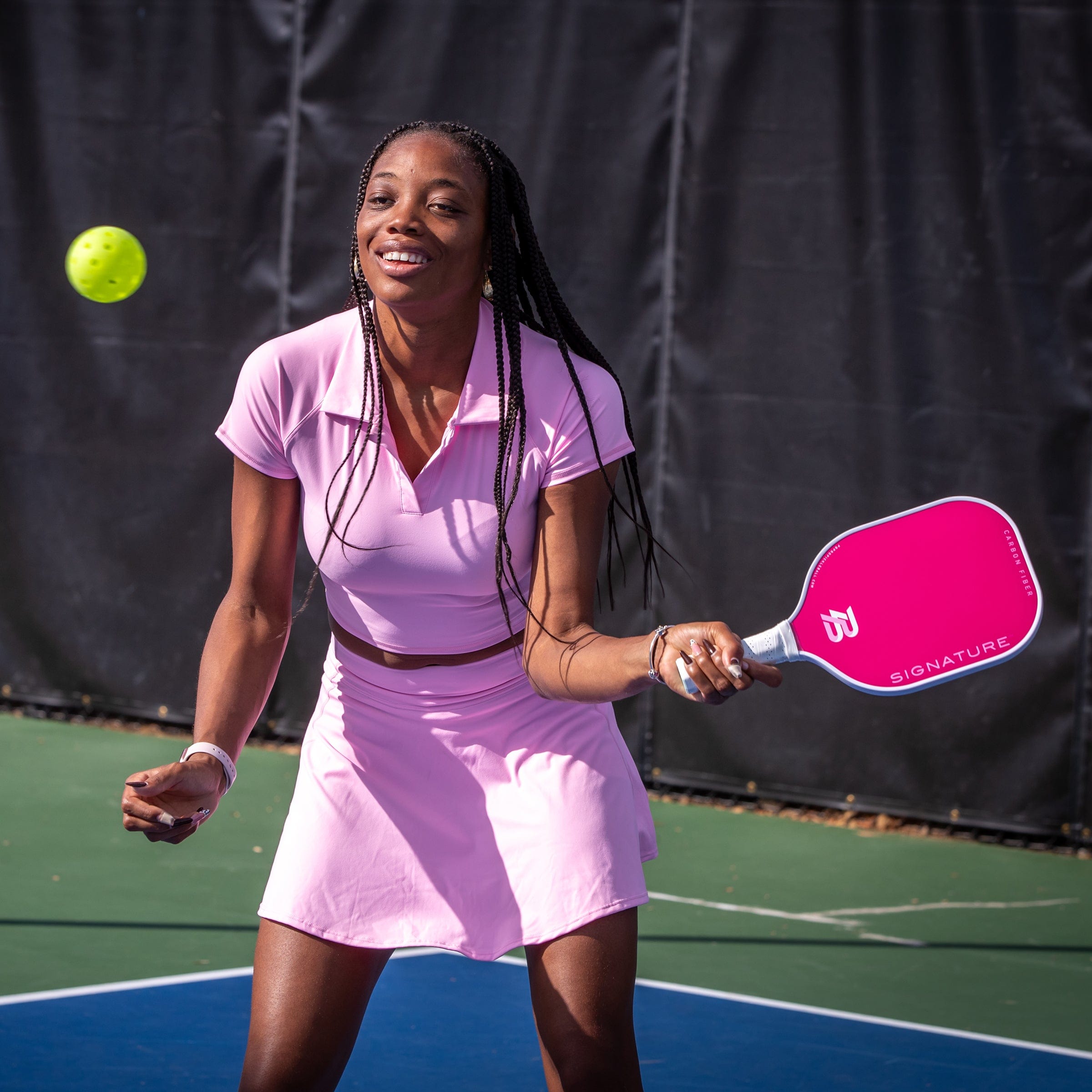 PBPRO Pickleball Paddles PBPRO Signature Carbon Fiber Pink Pickleball Paddle