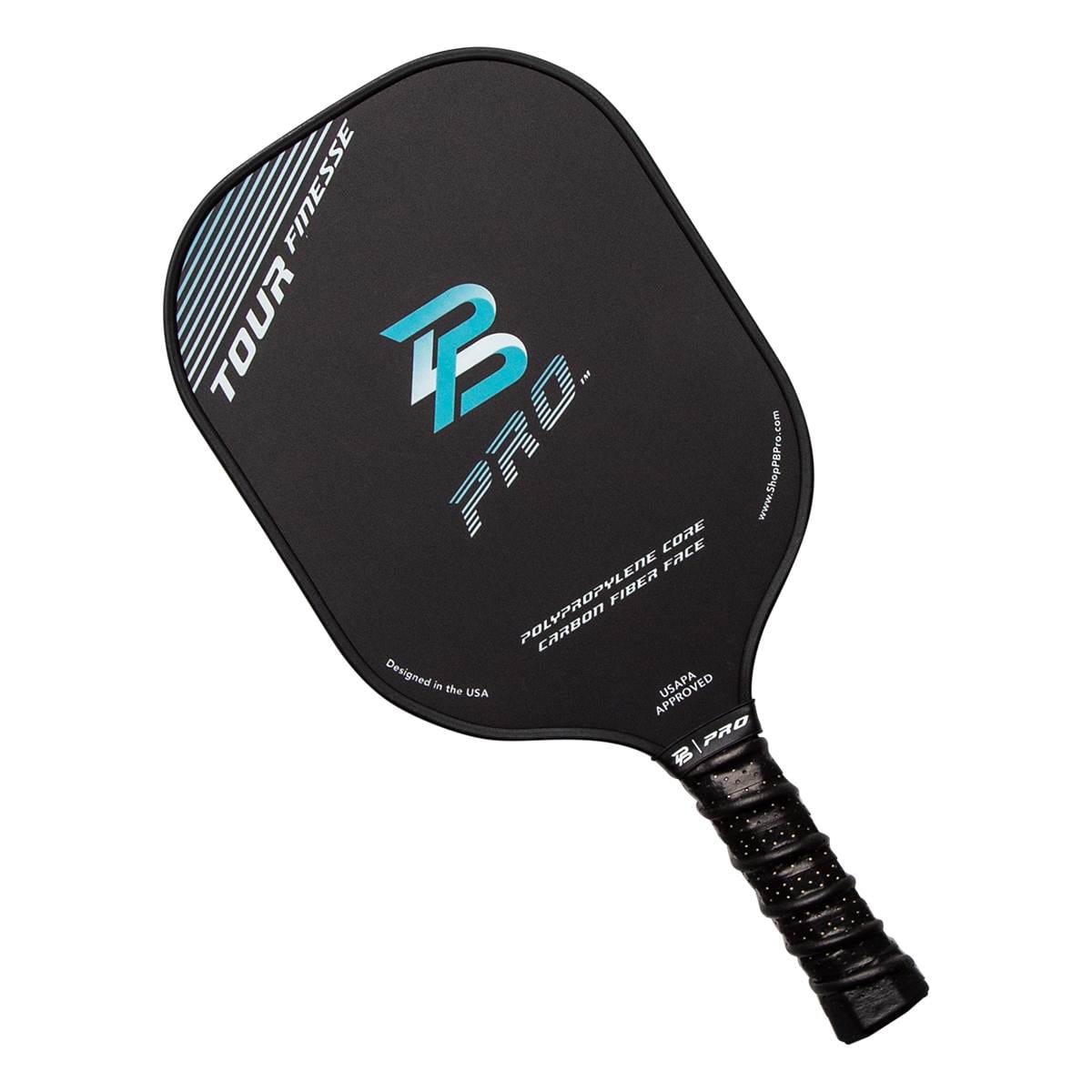 PBPRO Tour Finesse 7.9 oz Women's Pickleball Paddle, Black