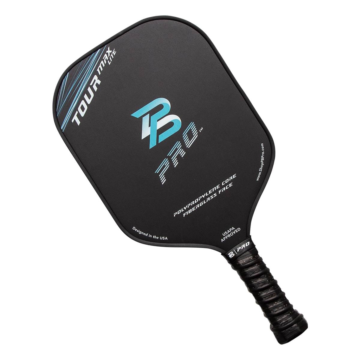 PBPRO Pickleball Paddles PBPRO Tour Max Lite 8.0 oz Seafoam Fiberglass Paddle USAPA Approved