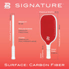 PBPRO Pickleball Paddles PBPRO Signature Carbon Fiber Watermelon Pickleball Paddle