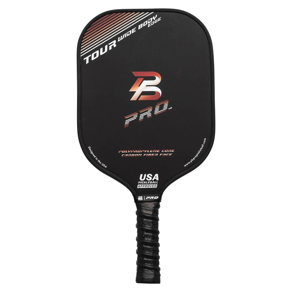 PBPRO Pickleball Paddles PBPRO™ Tour Widebody Edge 8.0 oz Carbon Fiber Pickleball Paddle