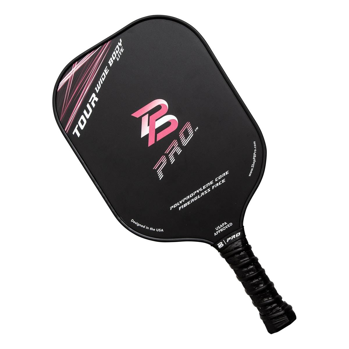 PBPRO Pickleball Paddles PBPRO Tour Widebody Lite Fiberglass Pickleball Paddle