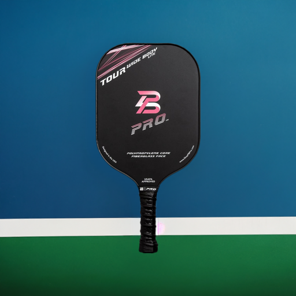 PBPRO Pickleball Paddles PBPRO Tour Widebody Lite Fiberglass Pickleball Paddle