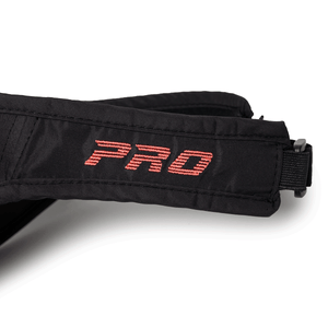 PBPRO Visors Black PBPRO Women's Performance Visor - All Black with Coral Logo