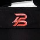 PBPRO Visors Black PBPRO Women's Performance Visor - All Black with Coral Logo