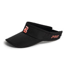 PBPRO Visors Black PBPRO Women's Performance Visor - All Black with Coral Logo