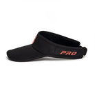 PBPRO Visors Black PBPRO Women's Performance Visor - All Black with Coral Logo