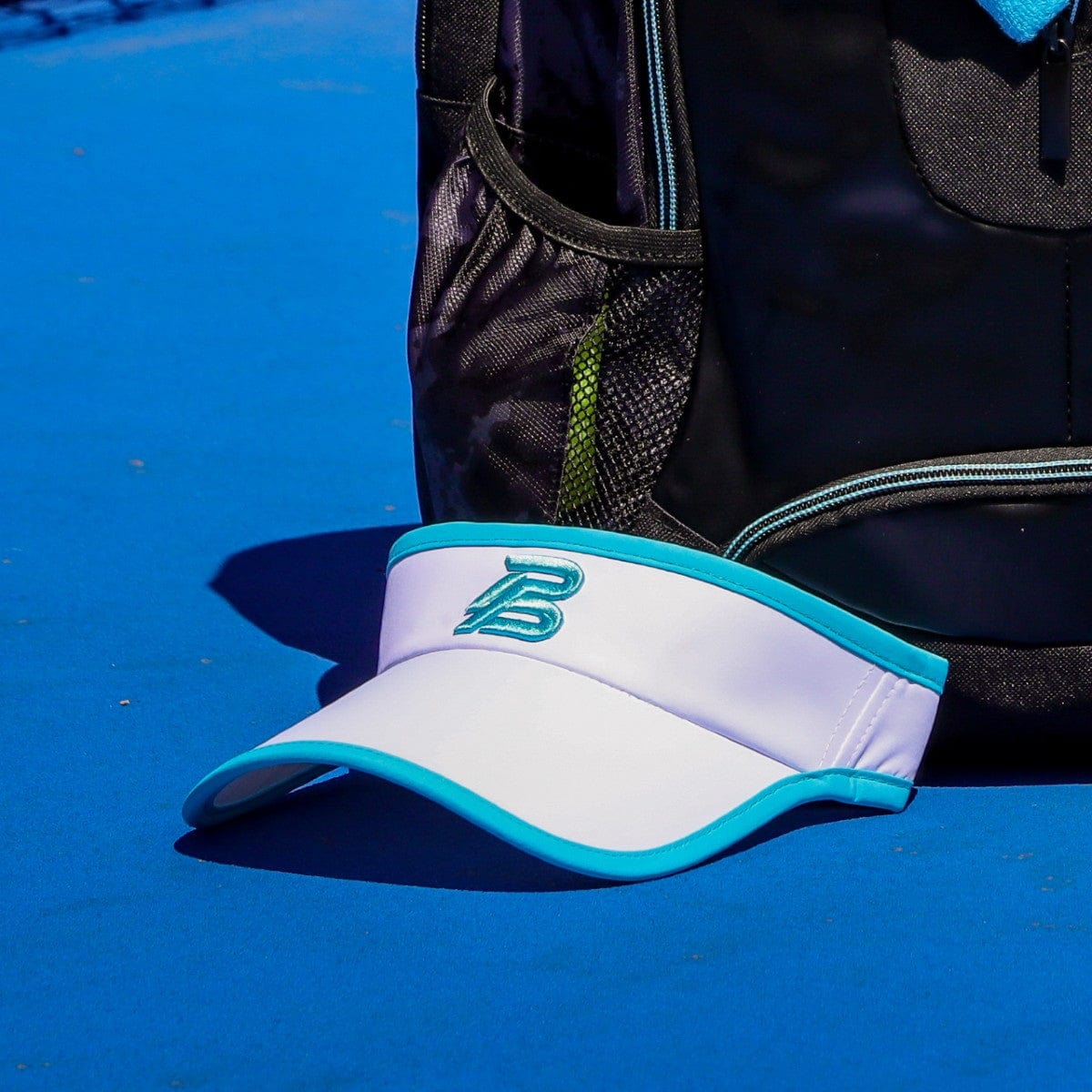 PBPRO Visors Turquoise Pickleball Visor | PBPRO Performance | White Blue Accent