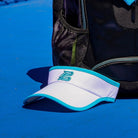 PBPRO Visors Turquoise Pickleball Visor | PBPRO Performance | White Blue Accent