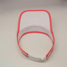 PBPRO Visors PBPRO Pickleball Women's White Performance Visor with Coral Accent Color