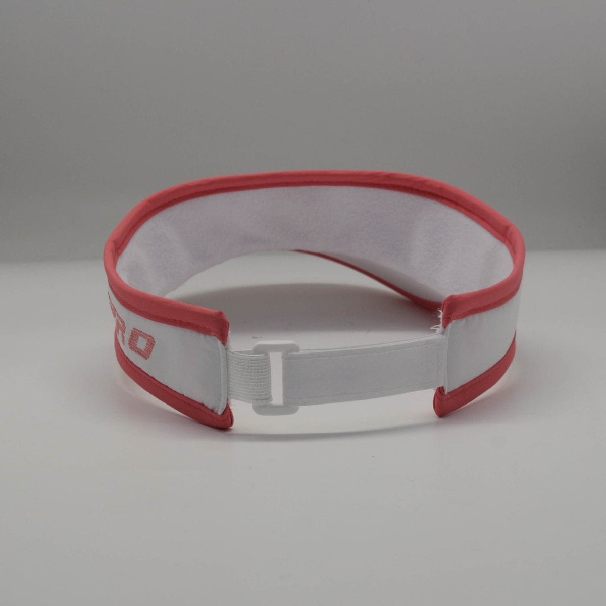 PBPRO Visors PBPRO Pickleball Women&#39;s White Performance Visor with Coral Accent Color