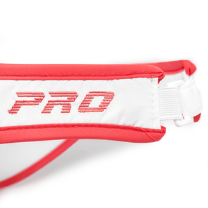 PBPRO Visors PBPRO Pickleball Women's White Performance Visor with Coral Accent Color