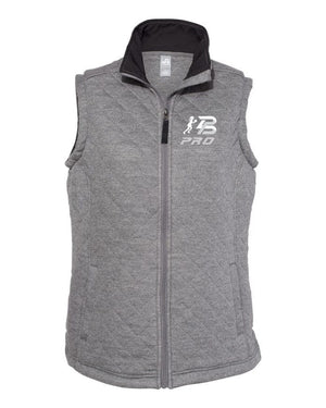 PBPRO Women's Apparel Sale PBPRO™ Gray Performance Quilted Full Zip Vest (Only S, M, L)