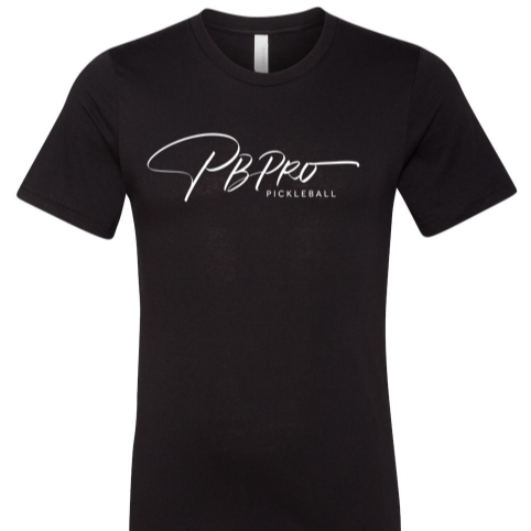 PBPRO Women&#39;s Apparel Small PBPRO Signature Unisex Lifestyle Pickleball Shirt - Black